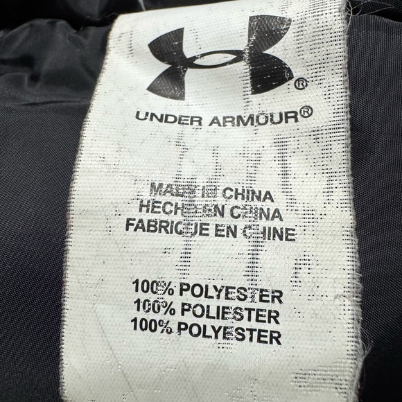 Under Armour Storm Grey Black Thick Insulated Snow Winter Jacket Coat Large - Picture 9 of 10